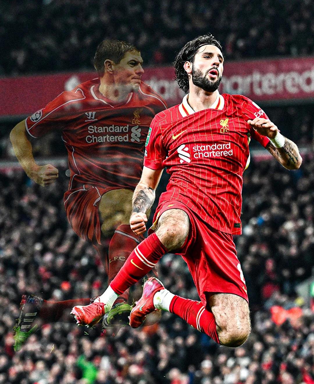 包含利物浦在安菲尔德获胜，领先优势巩固的词条